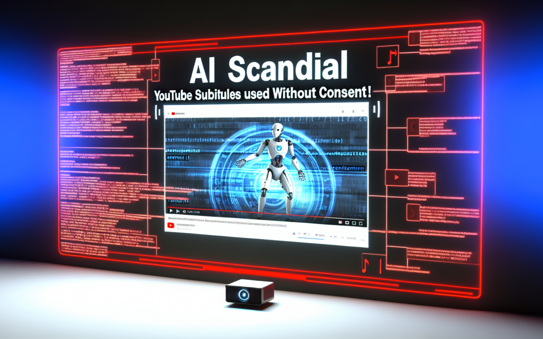 Scandale IA: Sous-titres YouTube utilisés sans accord!
